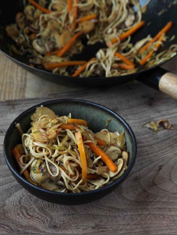 Winter stirfry with chinese fivespice River Cottage